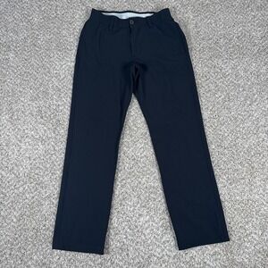 Under Armour Pants Mens 30x32 Black Stretch Golf Chino Flat Front Athletic Slim
